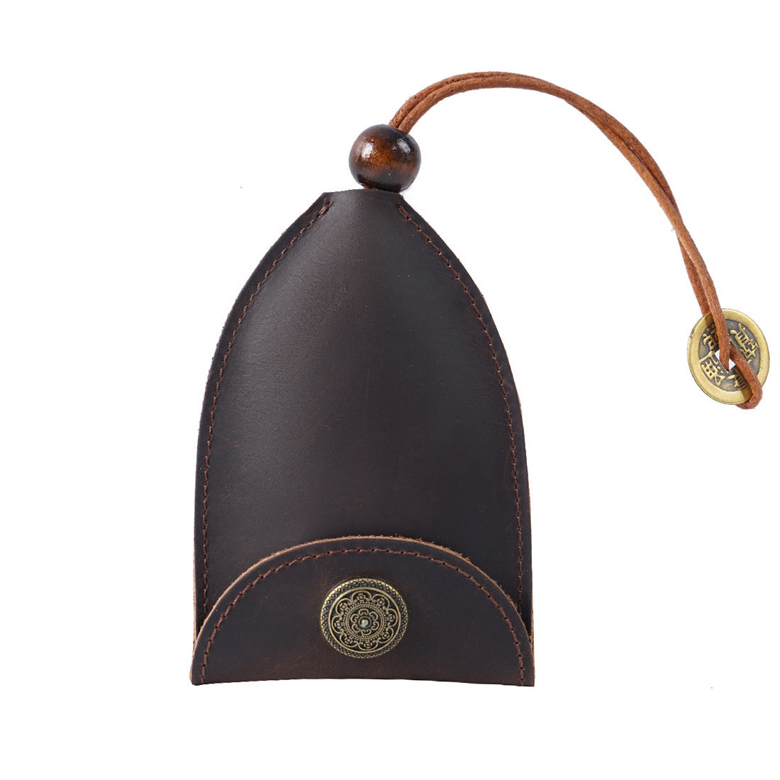 Wholesale Genuine Leather Small Bag Leather Keychain